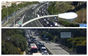 Retenciones en Málaga este lunes