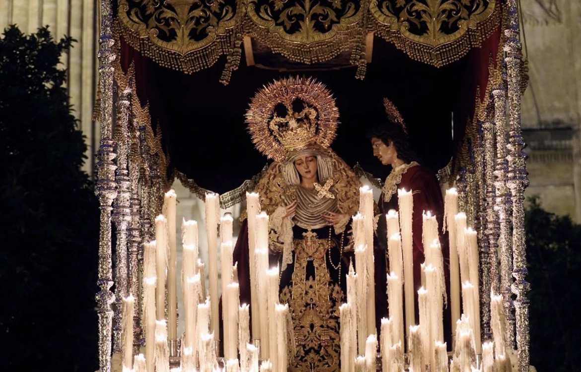 La Virgen de la Merced acompañada por San Juan