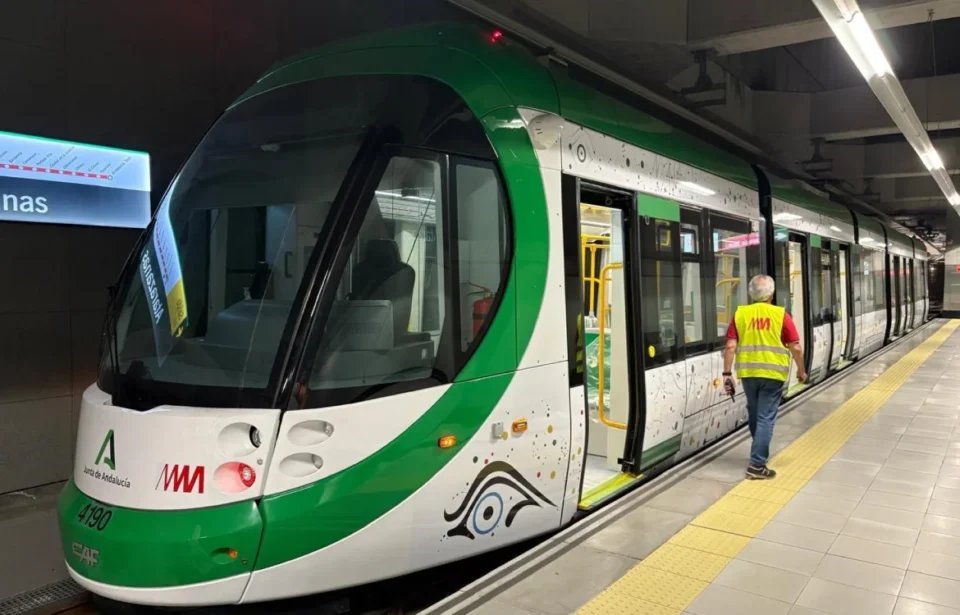 Metro de Málaga pone en marcha las primeras pruebas en circulación de los dos nuevos trenes