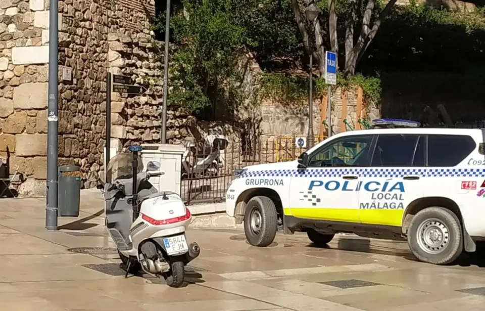 Detenido 'in fraganti' un hombre cuando realizaba tocamientos a una turista en el centro de Málaga