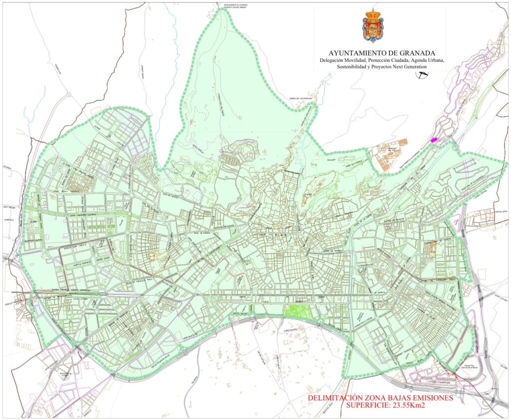 mapa zbe granada perimetro