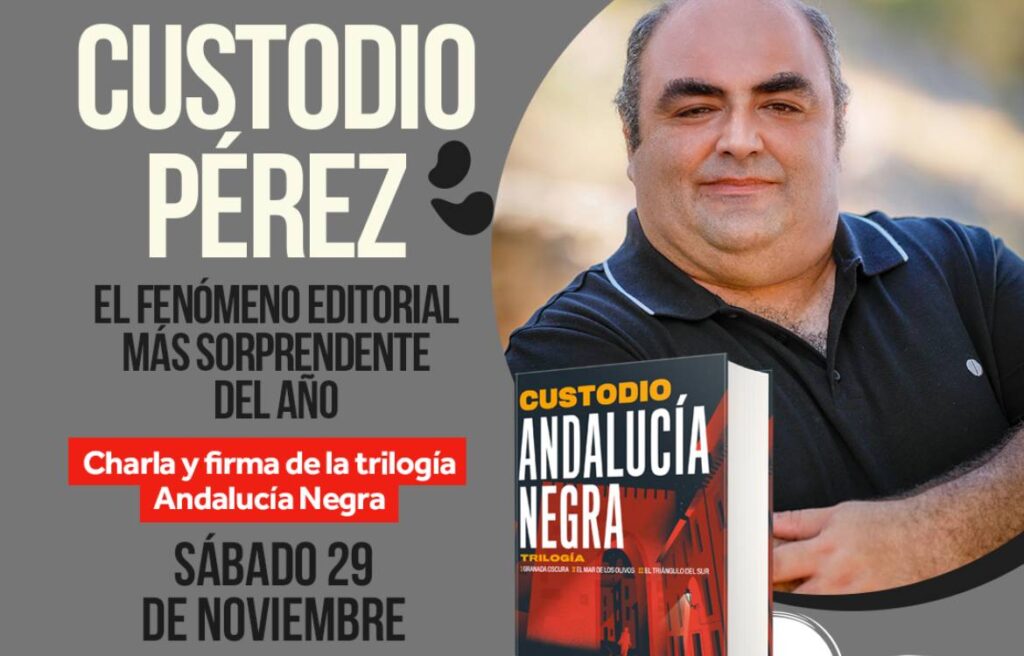 El fenómeno editorial Custodio Pérez encabeza el Black Book Festival ...