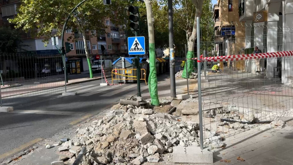 obras avenida cervantes granada