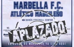 Suspendido el Marbella FC-Atlético Madrileño por intoxicación alimentaria en el filial rojiblanco