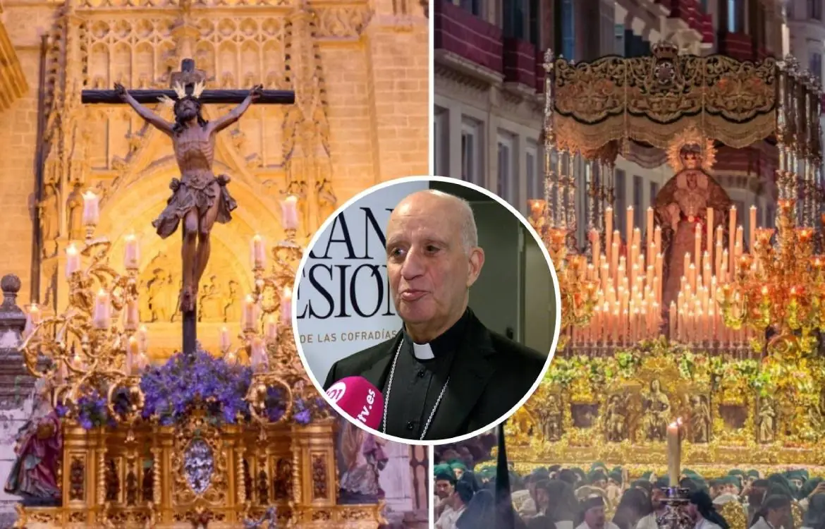 Fisichella, al ver las imágenes del Cachorro y la Esperanza en Roma: "Fue algo grandioso que se mostró al mundo entero