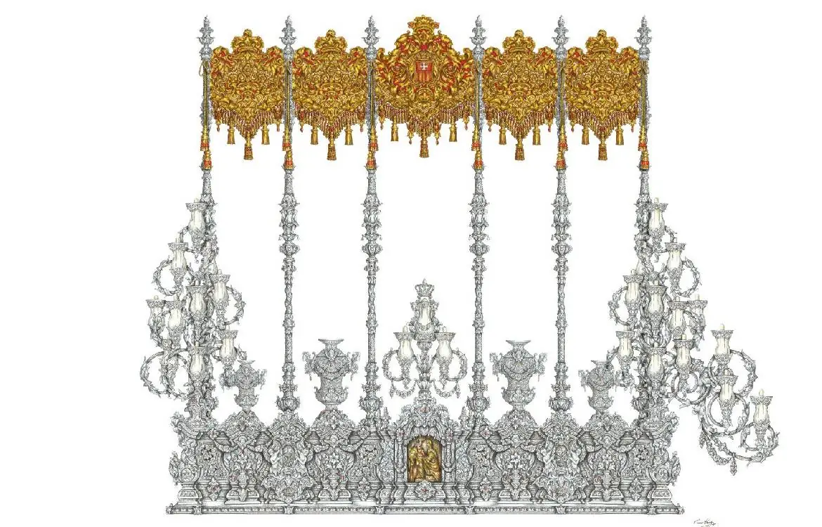 Los nuevos tronos que enriquecerán en el futuro el patrimonio de la Semana Santa de Málaga