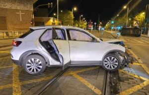 coche accidente metro granada