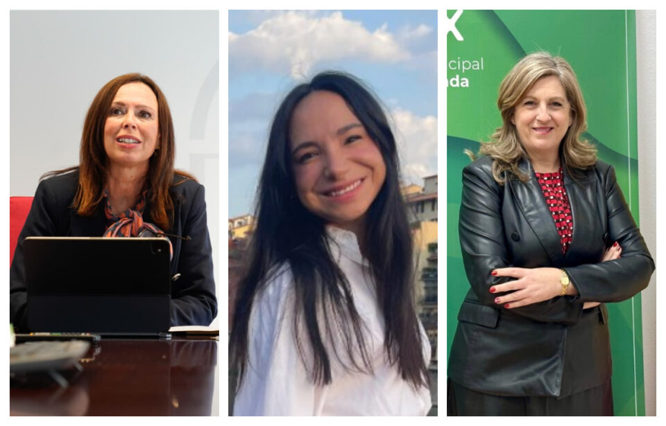 rocio diaz - Arantxa Urrea y Beatriz Sánchez Agustino - elecciones andaluzas