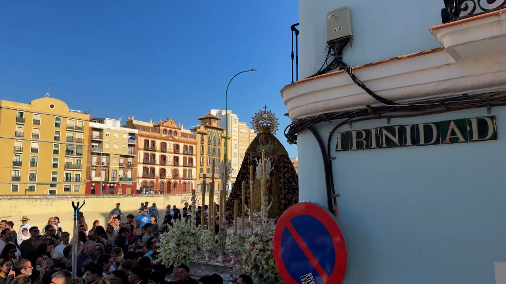 Vuelve a ver la retransmisión de la Virgen de la Trinidad Coronada de Málaga en 101TV