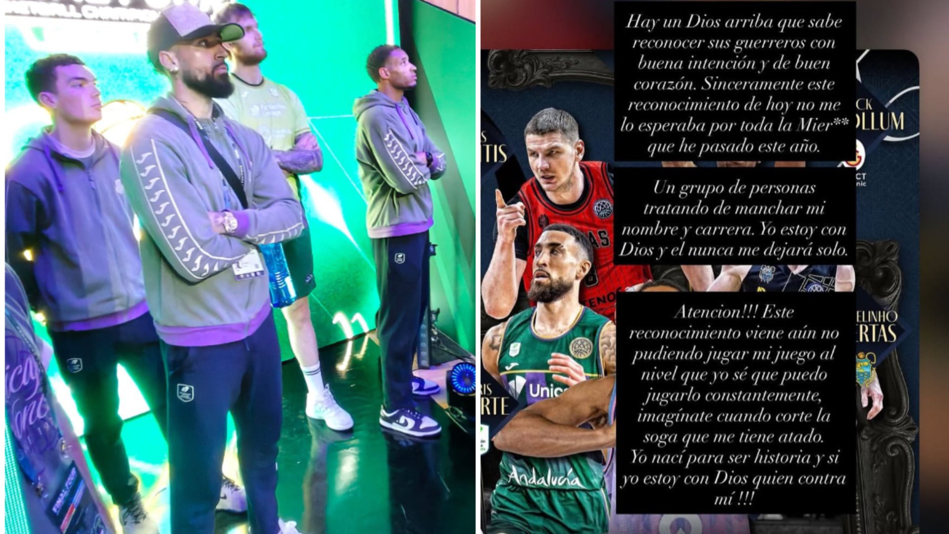 Duarte explota con el Unicaja: «Un grupo de personas tratando de manchar mi nombre y carrera»