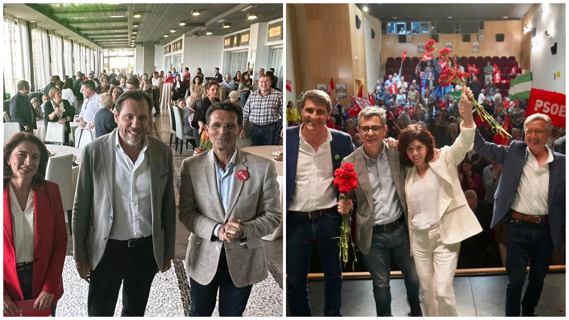 La apuesta fuerte del PSOE en Granada: Puente y Bolaños dan el extra en una campaña muy volcada en la provincia