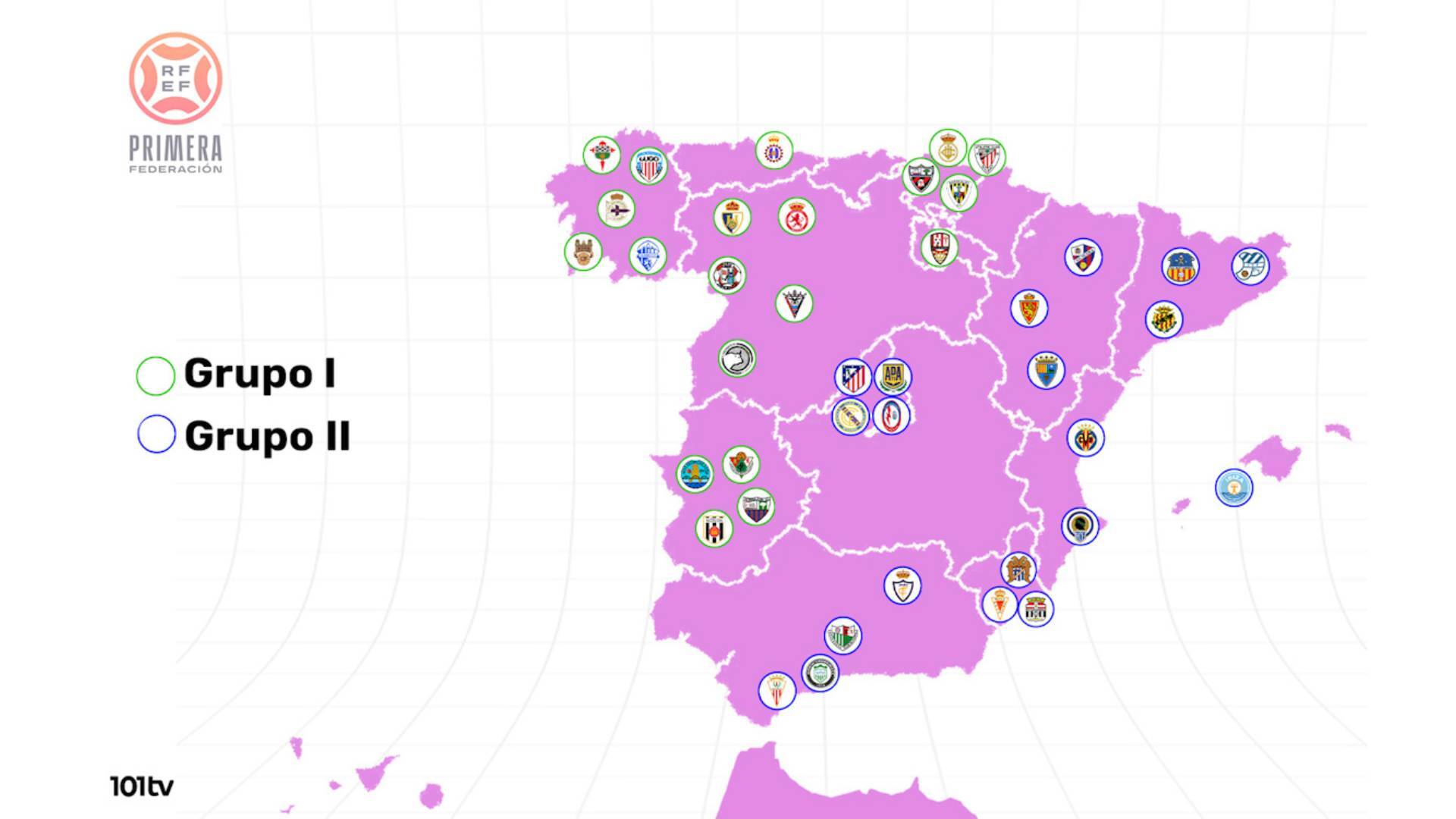 mapa primera rfef 26 27