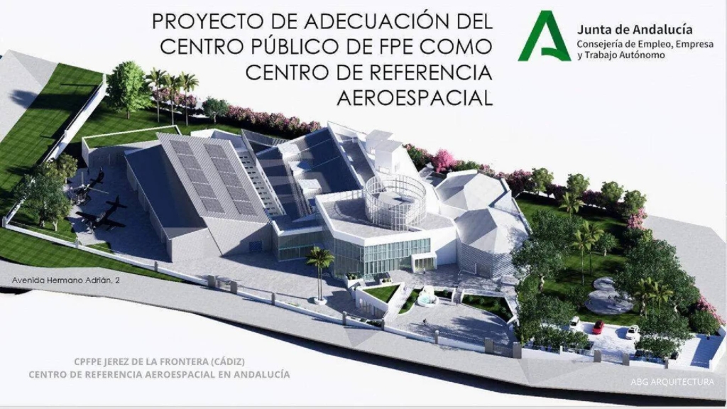 Jerez apuesta por la formación aeroespacial dando vida al antiguo centro ocupacional abandonado desde 2017