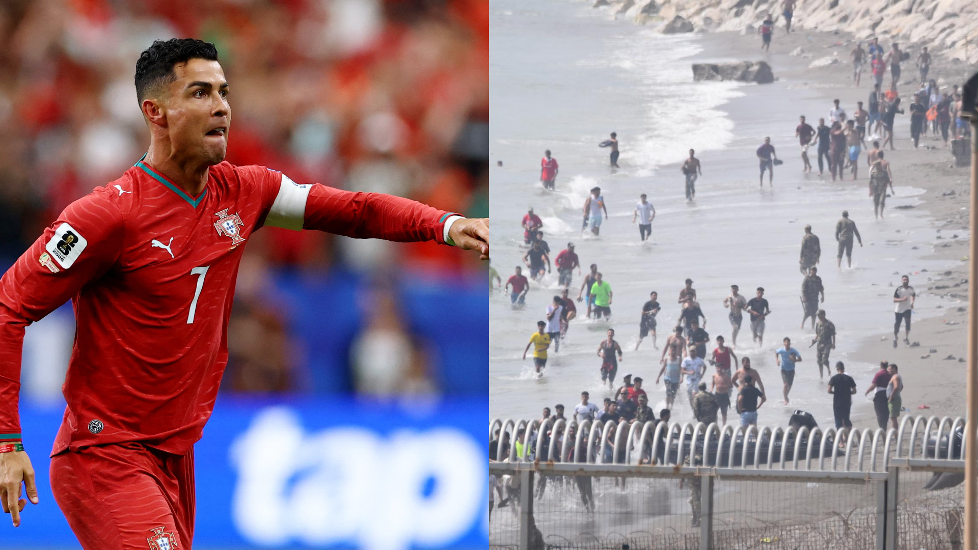 Ceuta vuelve a 2021, aquella crisis cuando Marruecos lanzó el bulo de que Cristiano Ronaldo jugaba en el Murube