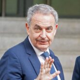 Zapatero llegando a la Audiencia Nacional Zapatero llegando a la Audiencia Nacional
