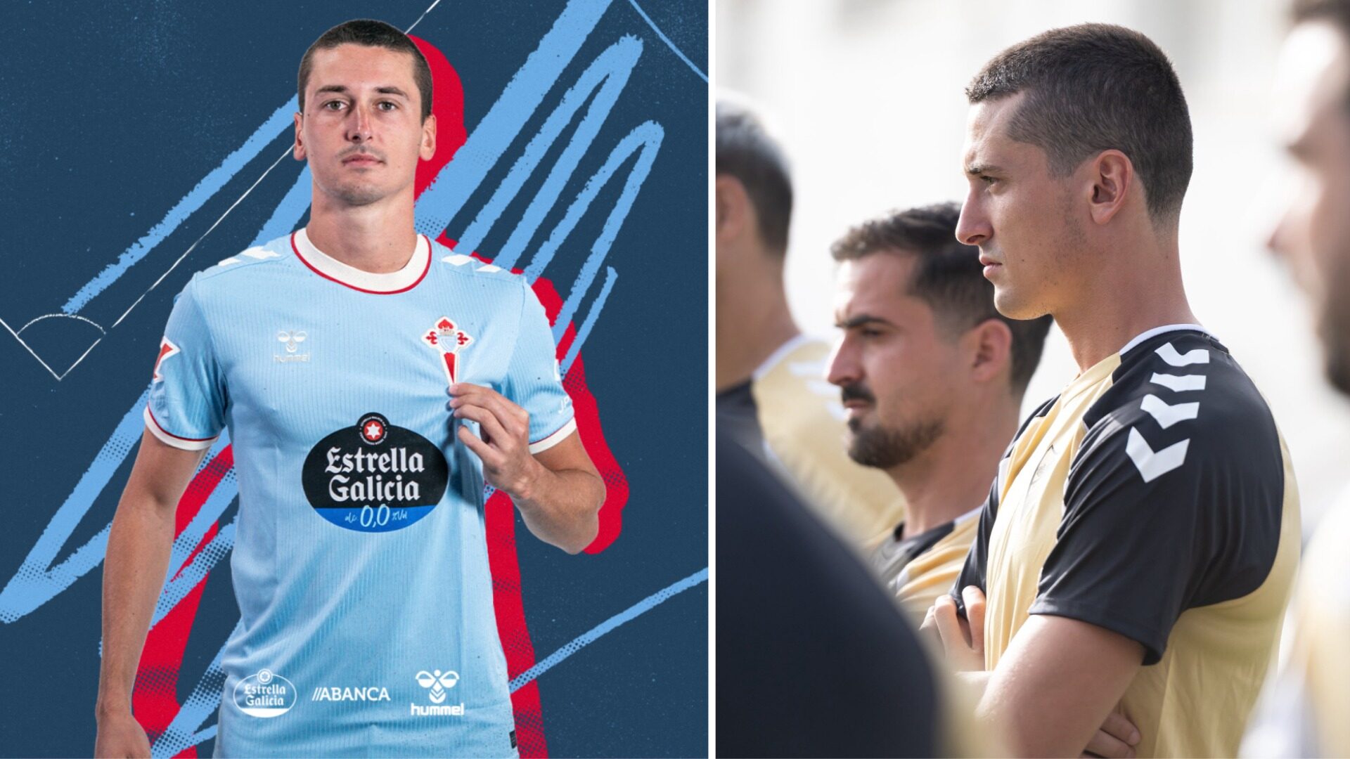 El Celta anuncia la salida de Dotor, que lleva días entrenando con el Málaga