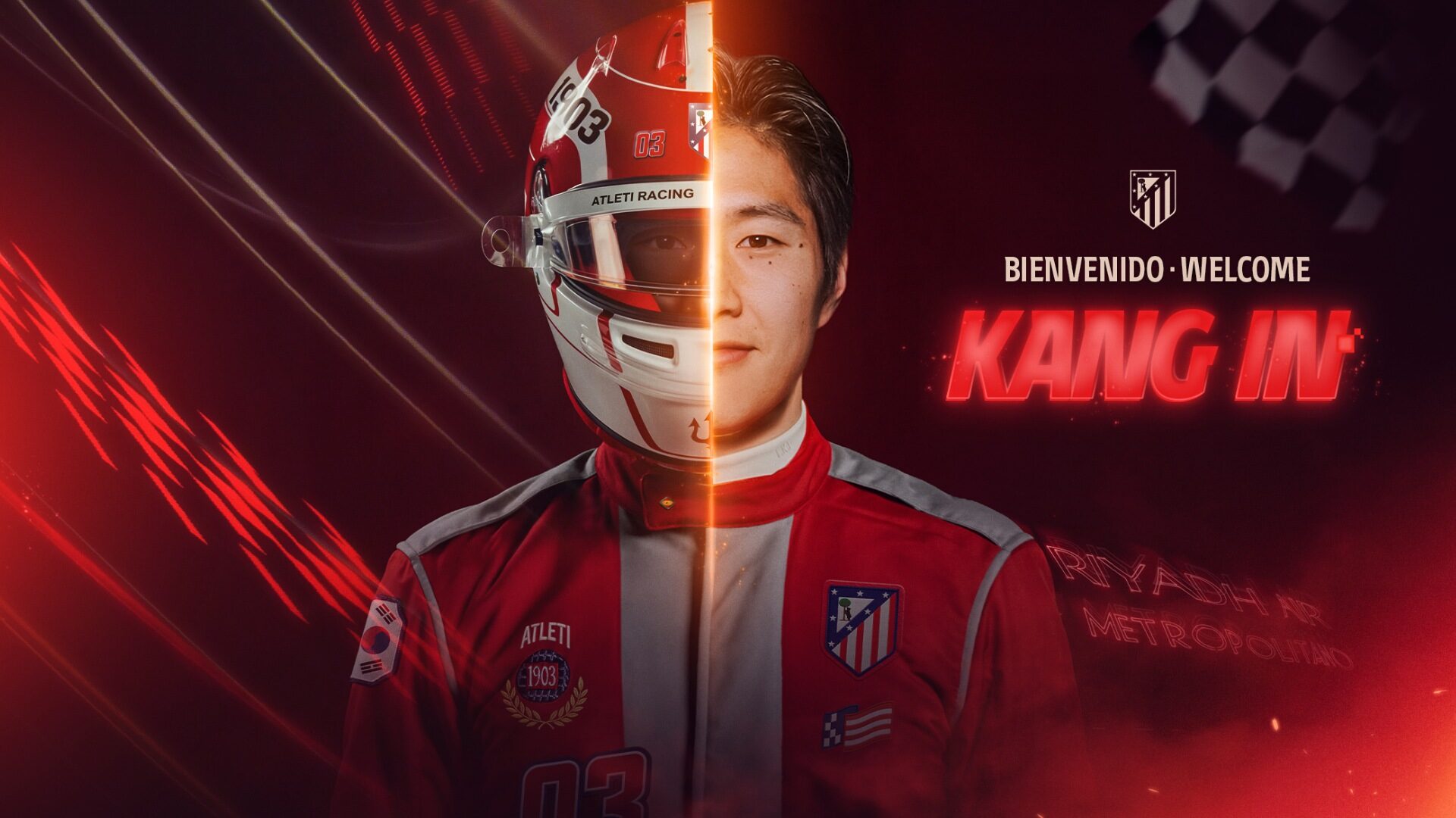 Anuncio del fichaje de Kang in Lee por el Atlético