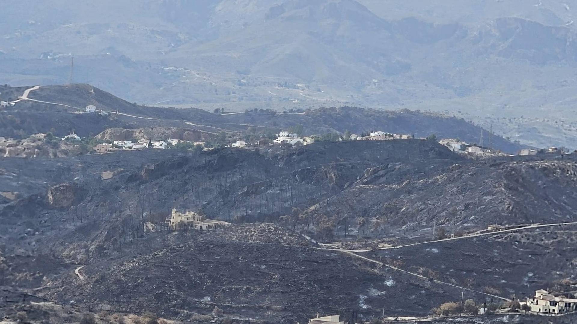 Afectados por el incendio de Los Gallardos crean un grupo de trabajo para «evitar que ocurra de nuevo»