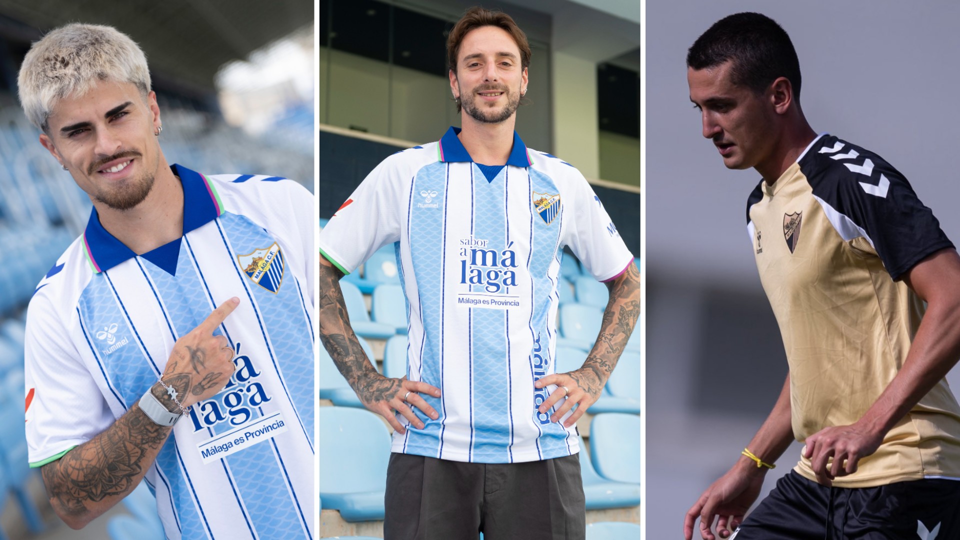 Vuelve a ver la presentación de Juan Cruz, Calero y Dotor con el Málaga CF