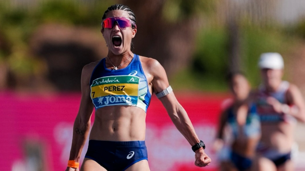 La granadina María Pérez pulveriza el récord de España en Málaga