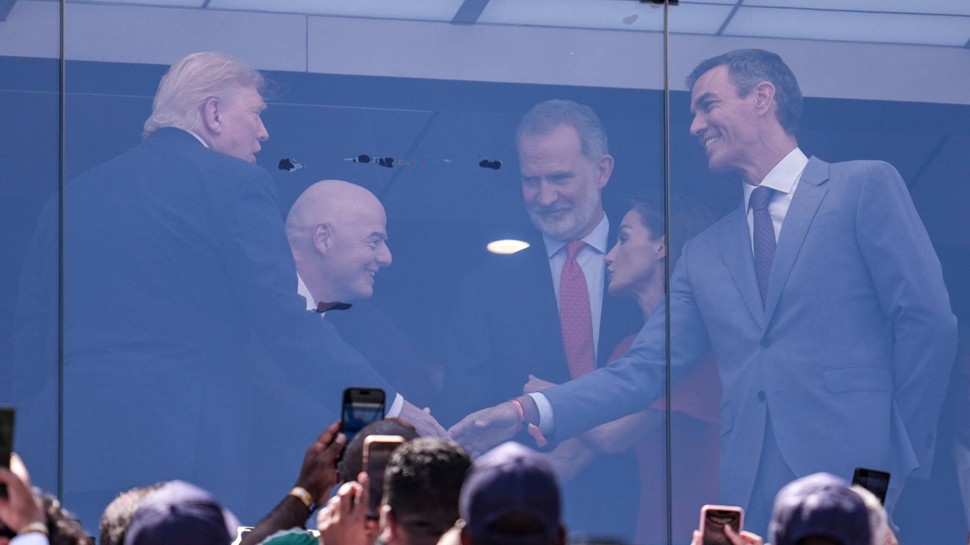 La otra final del Mundial: Donald Trump buscó acaparar los focos de un partido inolvidable