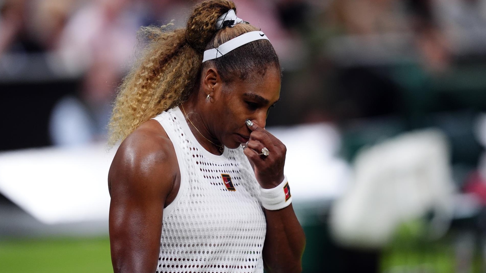 Serena Williams en su participación individual en Wimbledon