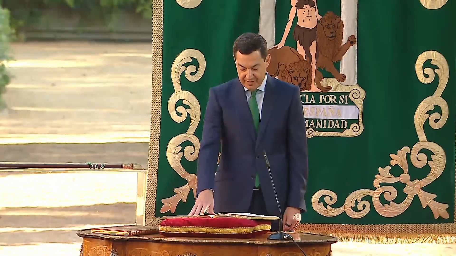 Vuelve a ver la toma de posesión de Juanma Moreno como presidente de la Junta de Andalucía