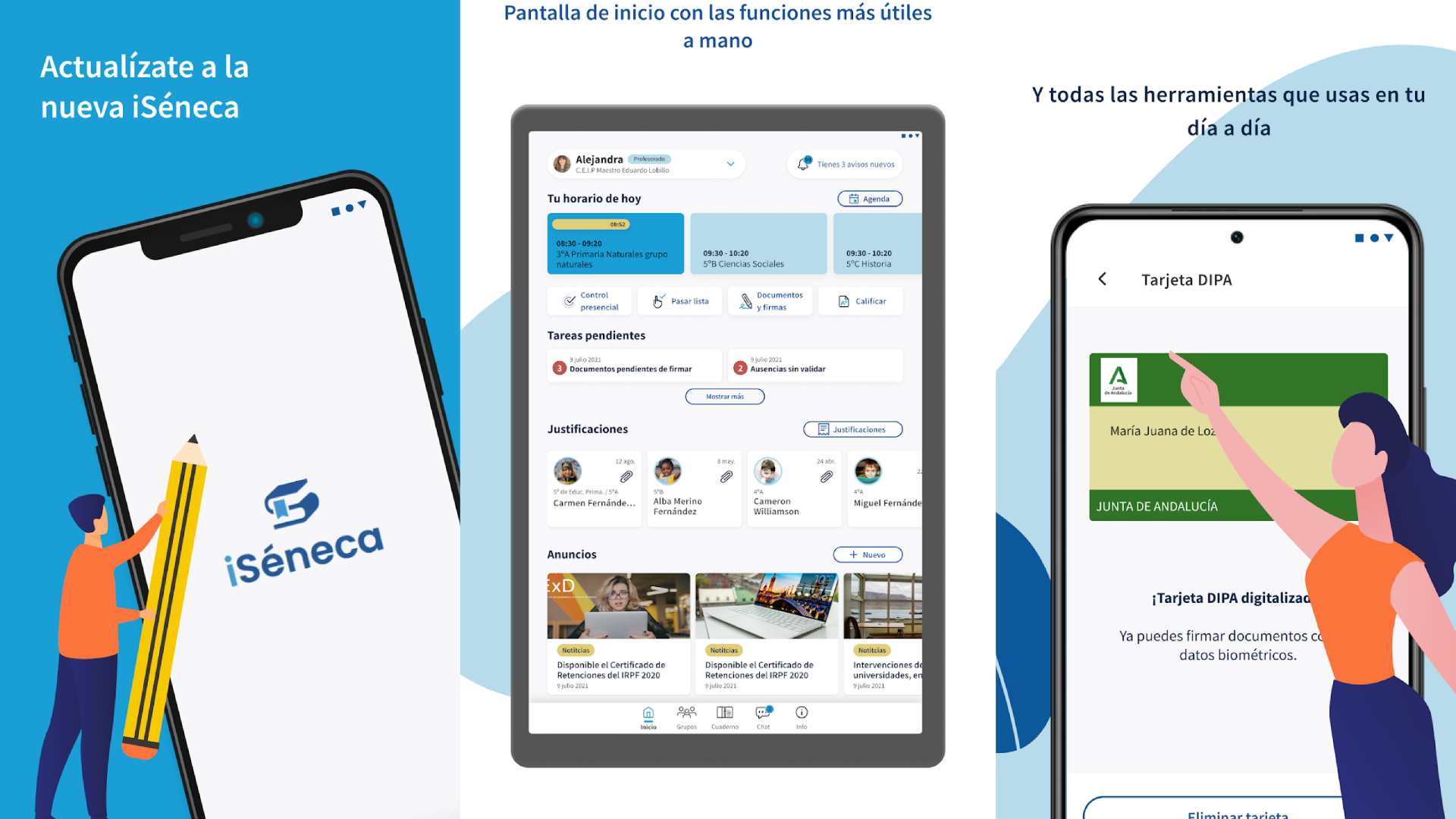La Junta de Andalucía notifica un posible robo de datos de profesores y alumnos en Séneca