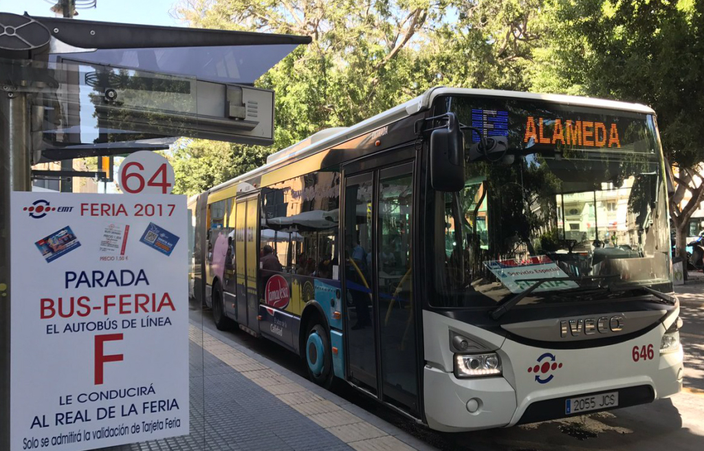 ¿Qué autobús o Cercanías hay que coger para ir a la Feria de Málaga?