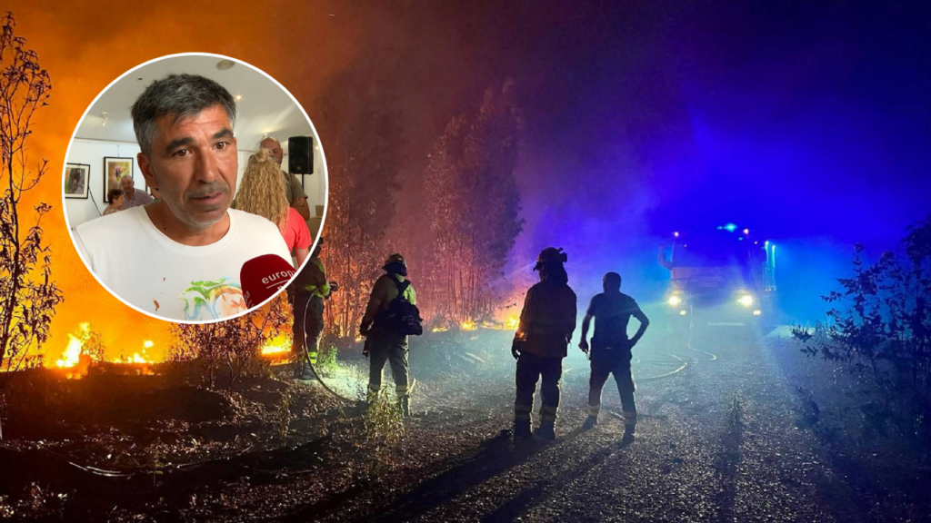 El incendio de Niebla deja «un mar de carbón» en la localidad de Berrocal: «Somos un pueblo muerto, como nuestra tierra»