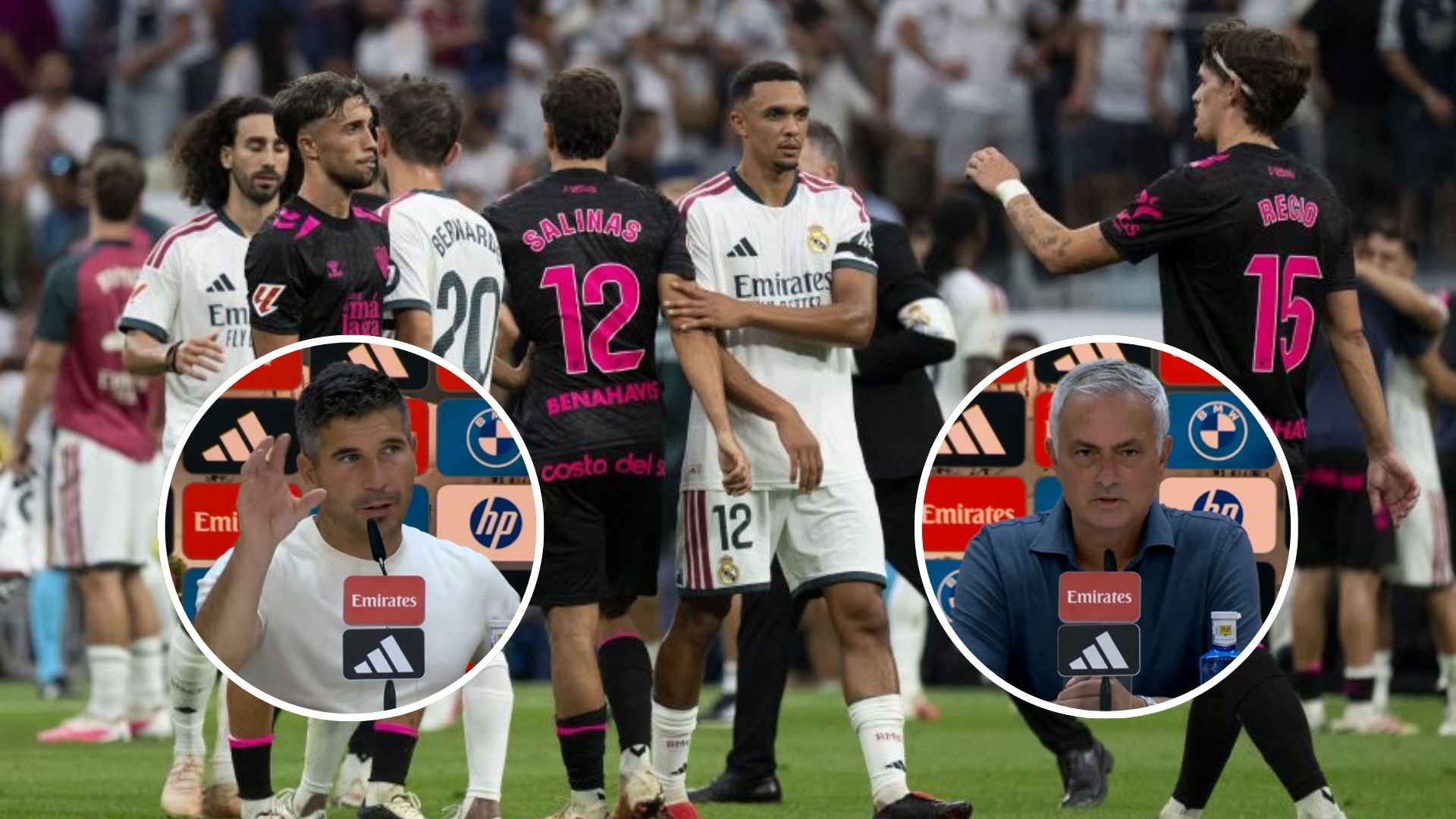 Desencuentro en rueda de prensa de Mourinho con Funes: «No merece comentario»