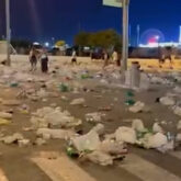 Basura en la Feria de Málaga
