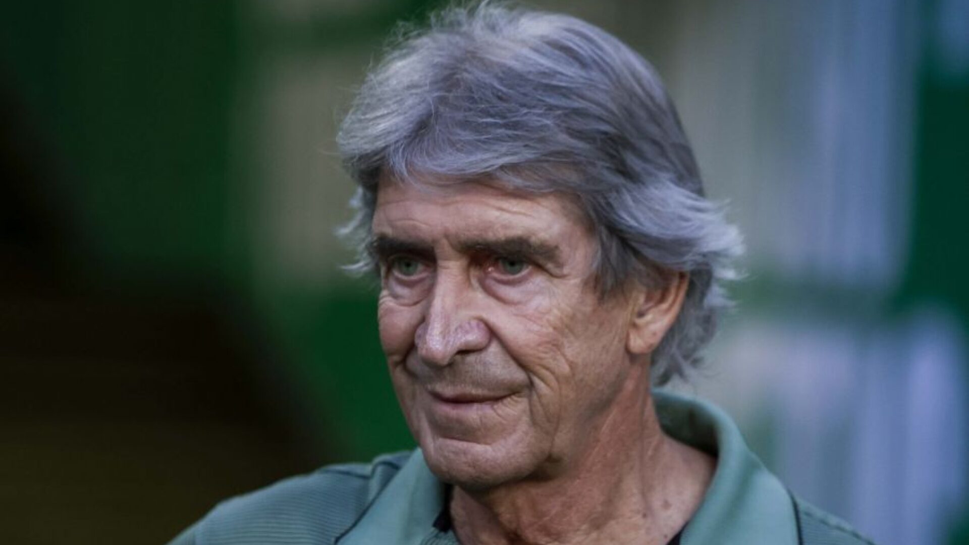 Pellegrini en el partido ante la Real Sociedad