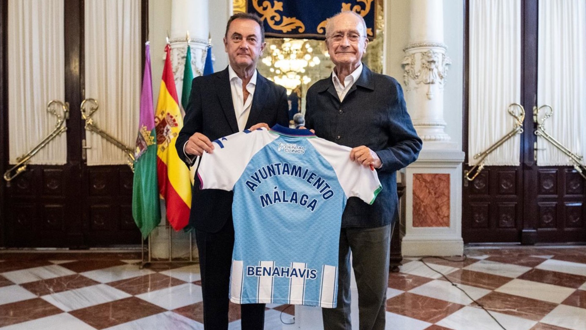 El Ayuntamiento incrementa su patrocinio con el Málaga a 1,6 millones de euros