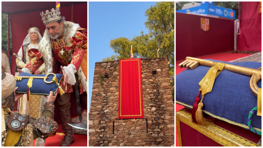 Málaga recrea la conquista de la ciudad en el siglo XV como antesala de la Feria con su tradicional cabalgata