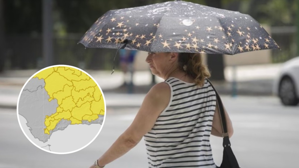 Las tormentas sacuden Andalucía este sábado: los aguaceros dejan hasta 30 litros en Málaga y Granada