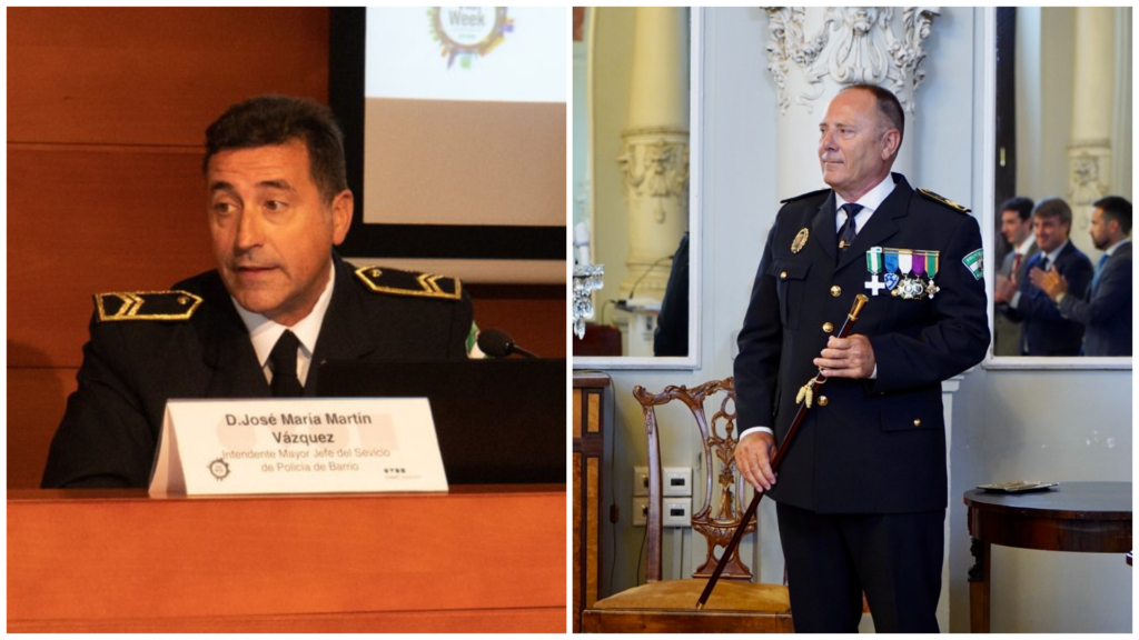 José María Martínez Vázquez, nuevo intendente principal jefe de la Policía Local de Málaga tras jubilarse Juan Ferrer