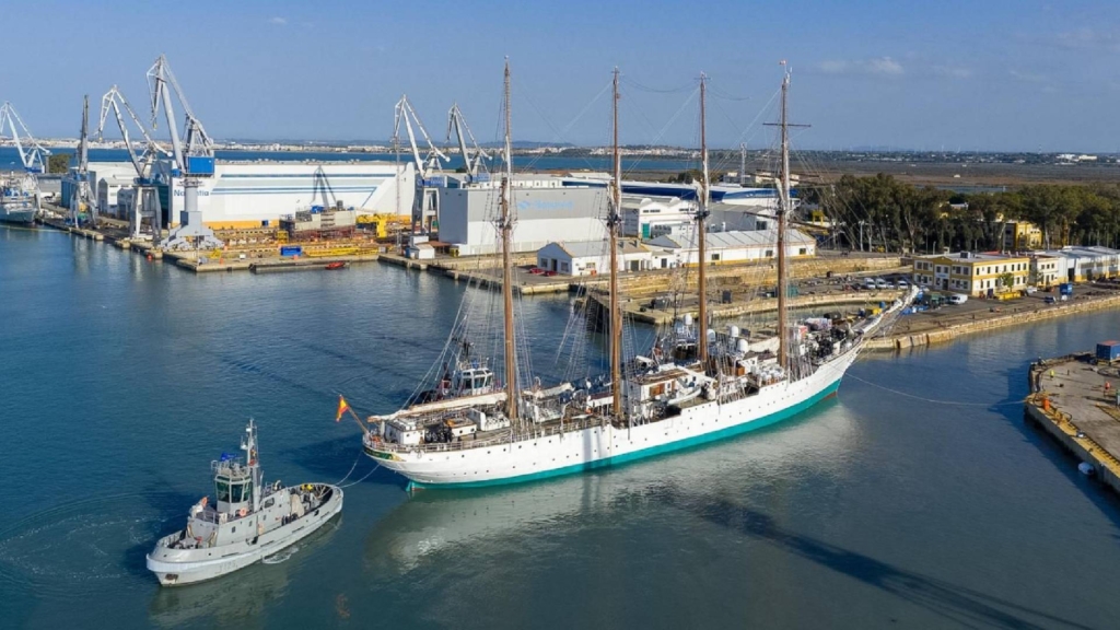Operación Centenario: Navantia desmonta los secretos del Juan Sebastián Elcano en una varada histórica