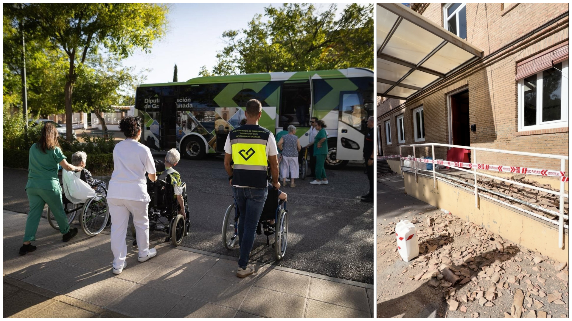 Los seísmos en Granada obligan a desalojar a 77 residentes del Centro Reina Sofía de Armilla