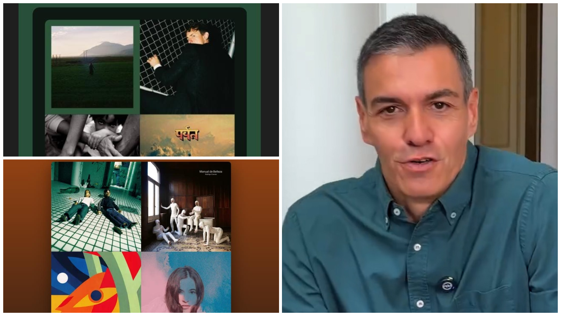 Pedro Sánchez sorprende publicando una ‘playlist’ musical en plena crisis migratoria en Ceuta