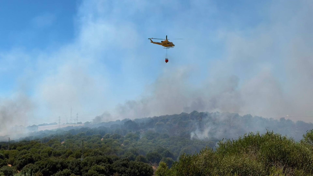 Estabilizado el incendio forestal de San Roque con 19 familias aún desalojadas y un domicilio afectado de gravedad