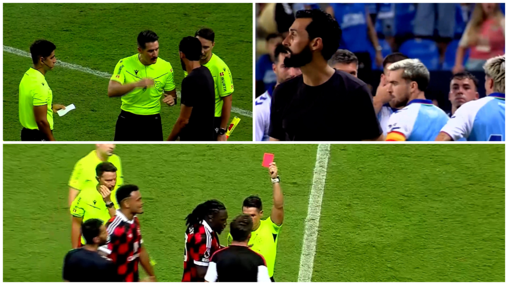 Arbeloa llamó «tonto» al árbitro en tres ocasiones antes de retirarse de La Rosaleda: «El robo que nos habéis hecho es increíble»