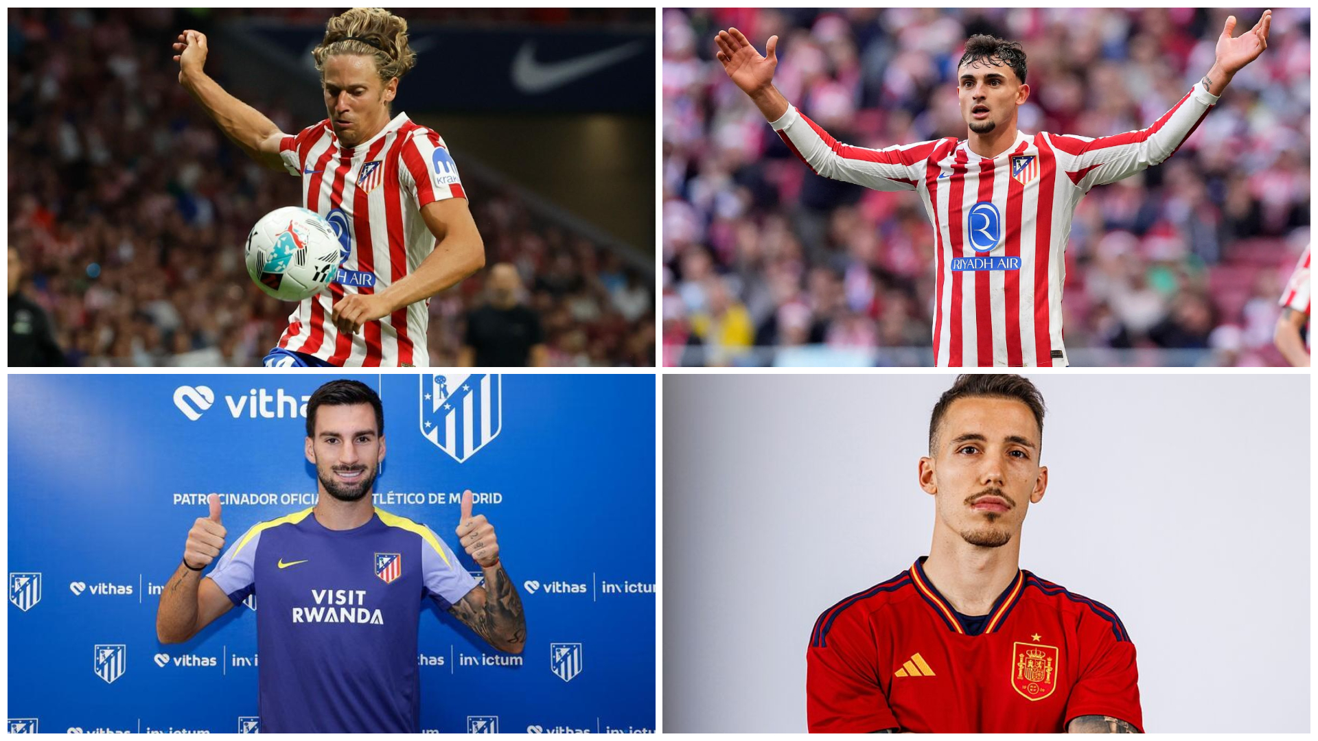 El Atlético de Madrid homenajeará a sus campeones del mundo minutos antes del choque contra el Málaga