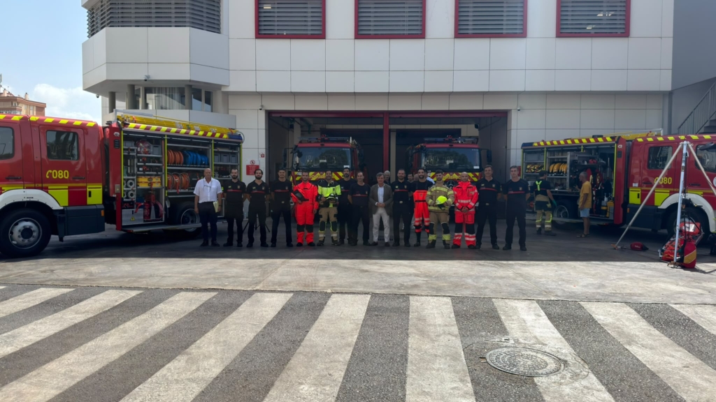 El Real Cuerpo de Bomberos de Málaga refuerza su servicio ante la amenaza de nuevos incendios