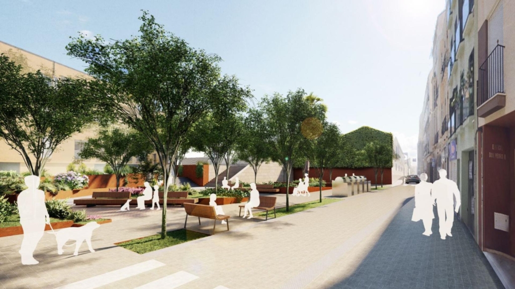 La calle Ollerías de Málaga tendrá una transformación total con un presupuesto de 2,3 millones de euros 