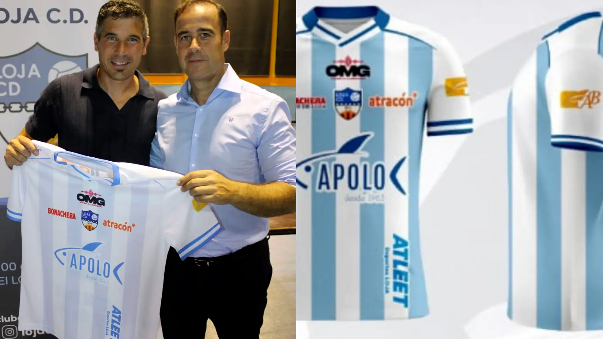 El Loja CD homenajea a Juanfran Funes con una camiseta especial tras su ascenso a Primera con el Málaga