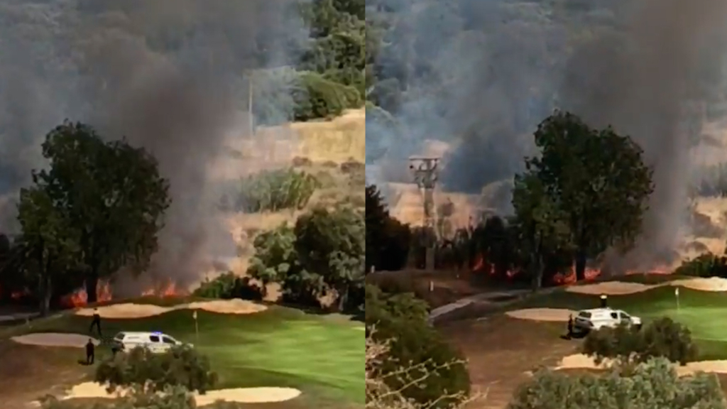 Estabilizado un incendio forestal en el paraje de Arroyo Vaqueros de Estepona