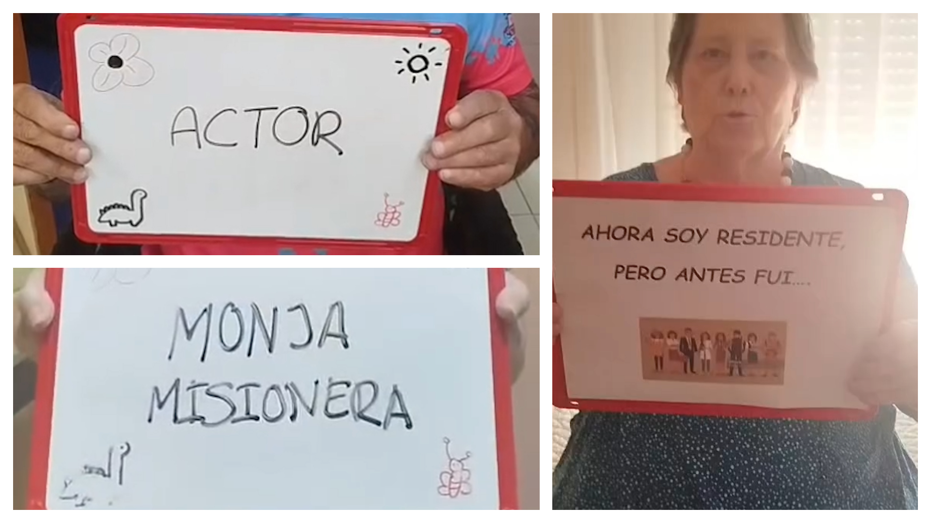 El emotivo vídeo de una residencia que humaniza a sus mayores: «Ahora soy residente, antes era comerciante, enfermera o agricultor»