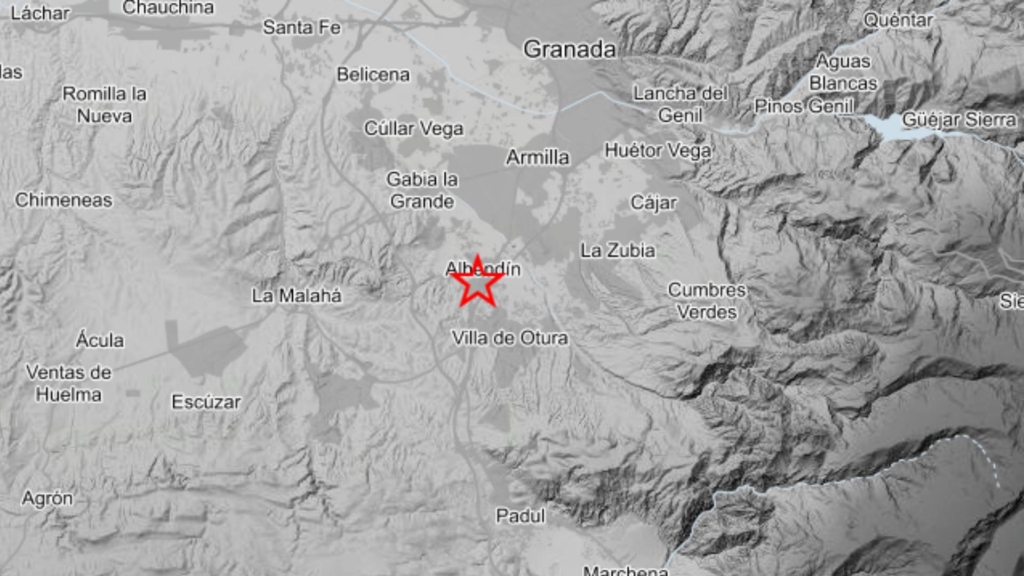 Alhendín registra otro terremoto de 2,3 mientras la actividad sísmica pierde intensidad en Granada