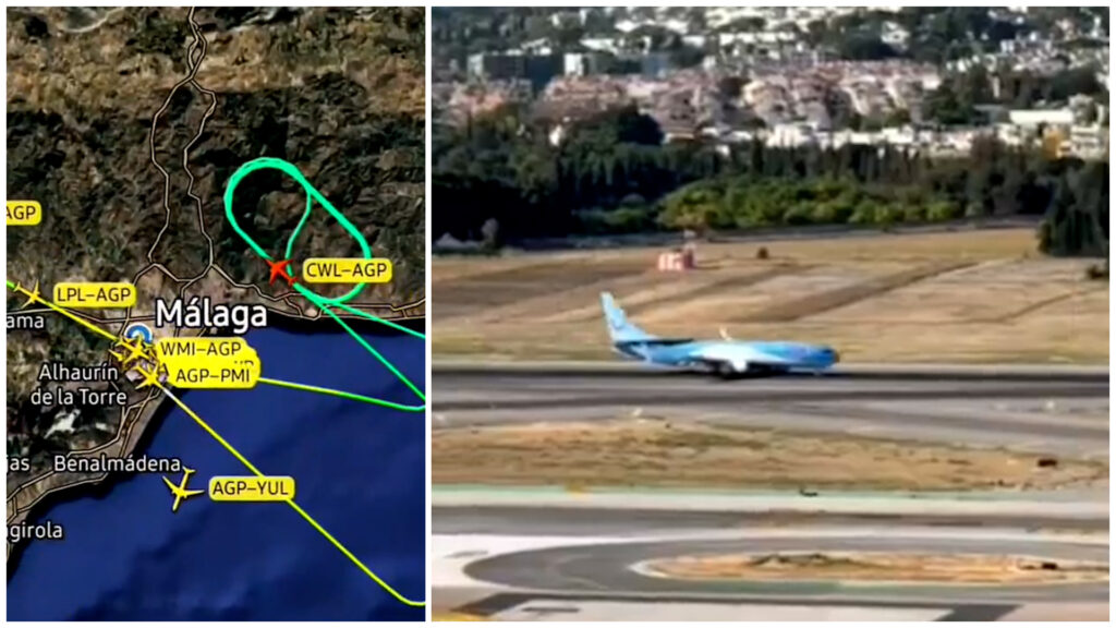 Un vuelo que llegaba de Cardiff con posibles problemas técnicos obliga a frenar las operaciones en el Aeropuerto de Málaga